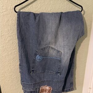 Mecca Blue Denim Jeans with Stitch Detail (52x32)